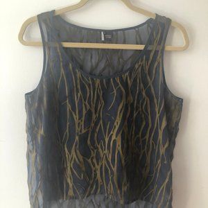 Sheer Sparkle & Fade top